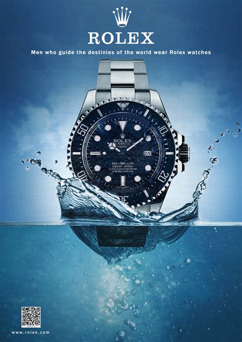 Rolex watch advertisement